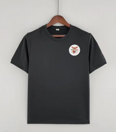 Benfica 1973 away jersey red white vintage football shirt Portugal