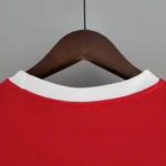 Benfica 1973 home jersey red white vintage Portugal football shirt