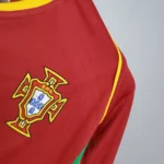 Portugal 2002 Home Retro Jersey red vintage Portugal football shirt