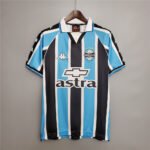 Gremio 1999-2000 home retro soccer jersey blue black white striped vintage Grêmio football shirt