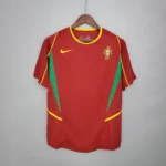 Portugal 2002 Home Retro Jersey red vintage Portugal football shirt